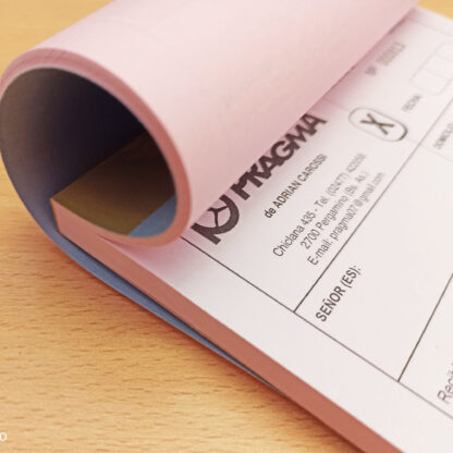 TALONARIOS EN PAPEL COPIATIVO SIN CARBONICO