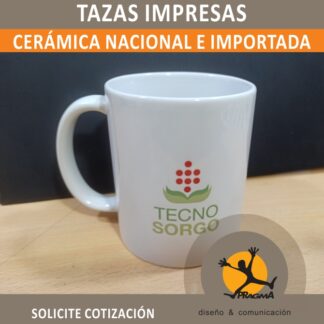 TAZAS IMPRESAS CERAMICA PARA EMPRESAS Y COMERCIOS