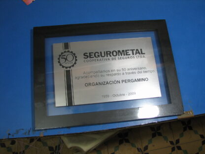 Placas Protocolares - Distinciones - grabado laser - Imagen 6