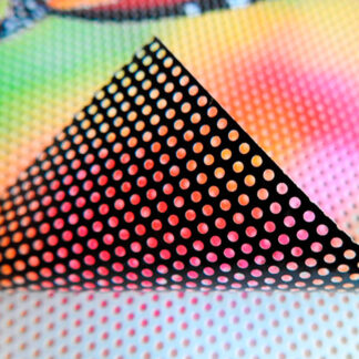 vinilo autoadhesivo microperforado vidrieras