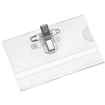Porta Credencial Con Broche