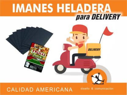 IMANES HELADERA DELIVERY - Imagen 2