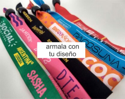 Pulseras de Tela - eventos - Imagen 2