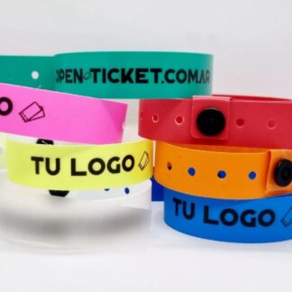 Pulseras pvc - eventos