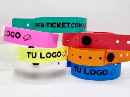 Pulseras pvc - eventos