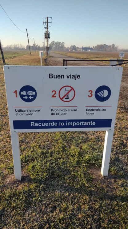 CARTEL CHAPA TIPO BANDEJA - Imagen 2