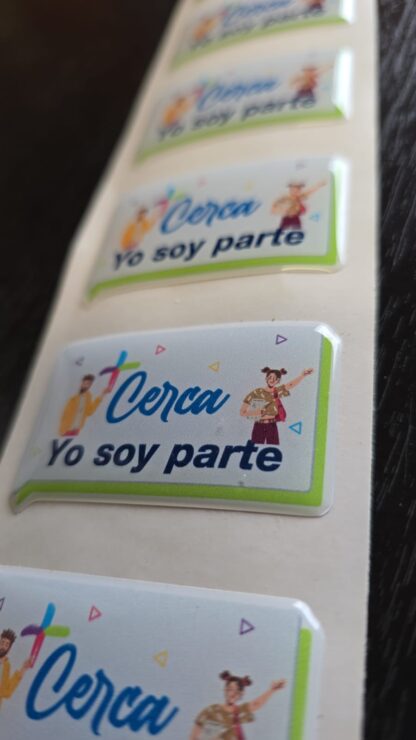 Domes Calcos Resinados Stickers Vinilos RELIEVE - Imagen 4